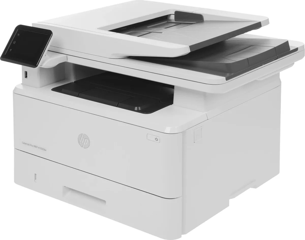 картинка МФУ лазерное HP LaserJet Pro MFP M4103fdw (2Z629A) от магазина КомпьютерЦентр
