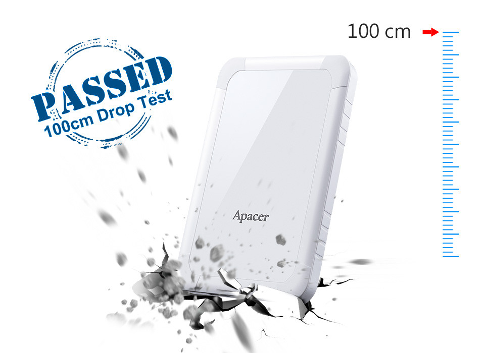 картинка HDD внешний 1Tb Apacer 2.5'' AC532 (AP1TBAC532W-1) White от магазина КомпьютерЦентр