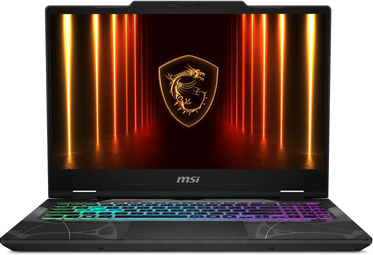 картинка Ноутбук MSI Cyborg 15 B2RWEKG-236XRU 15'' IPS (1920x1080) 144Hz /  Intel Core 5 210H/  16Gb/  1TB SSD/ RTX 5050 8Gb/  WiFi AX/  BT 5.3/  55.2 Втч/  DOS от магазина КомпьютерЦентр