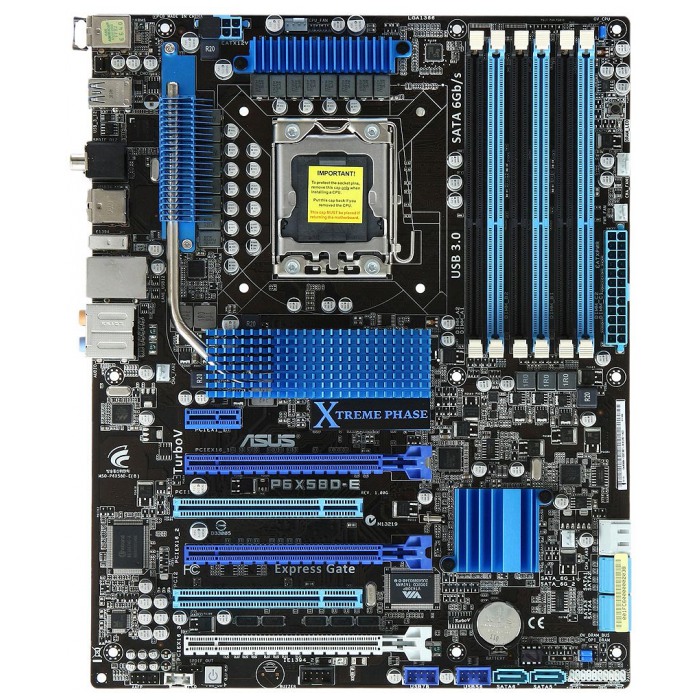 картинка Материнская плата Asus P6X58D-E (P6X58D-E) от магазина КомпьютерЦентр