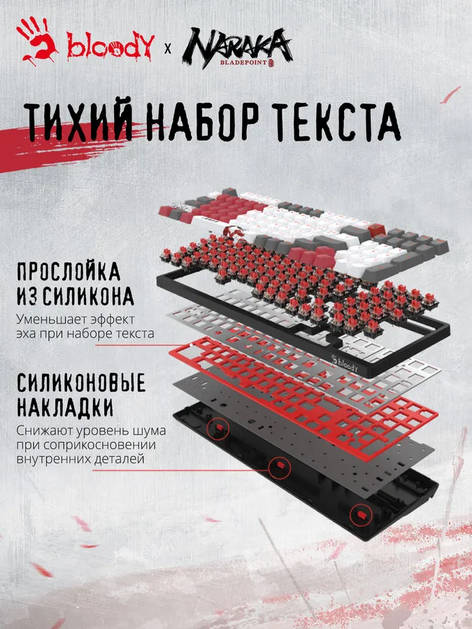 картинка Клавиатура A4Tech Bloody S98 NARAKA от магазина КомпьютерЦентр