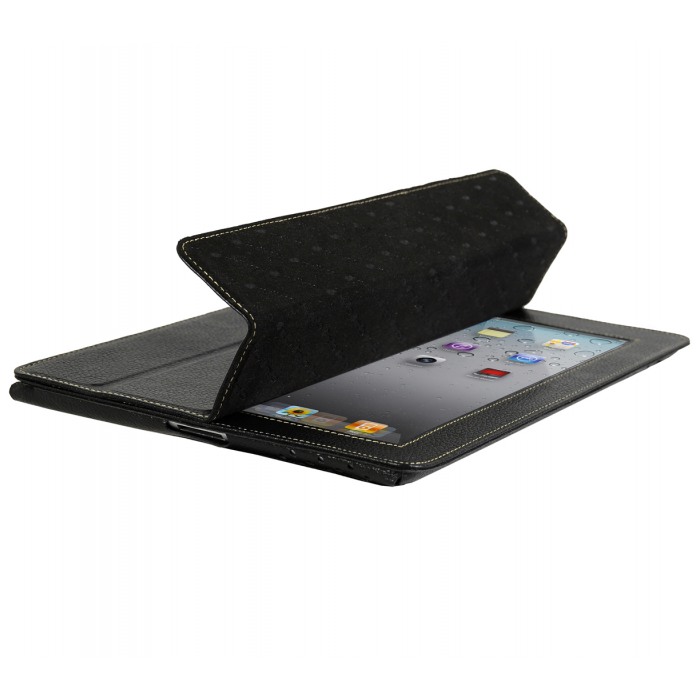 картинка Чехол Melkco Leather Case Slimme Cover Type Black for new iPad/ iPad 2 (APNIPALCSC1BKLC) от магазина КомпьютерЦентр