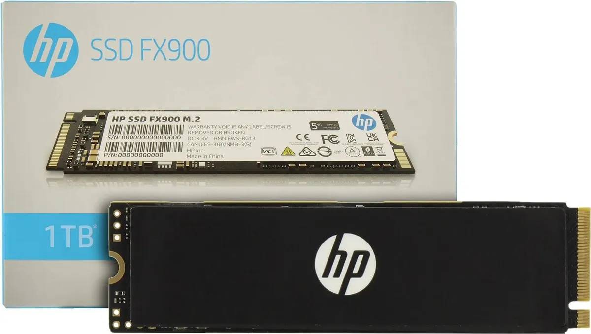 картинка SSD-накопитель 1TB HP FX900 M.2 PCIe 4.0 x4 3D TLC NAND R5000/ WR4800 (57S53AA) от магазина КомпьютерЦентр