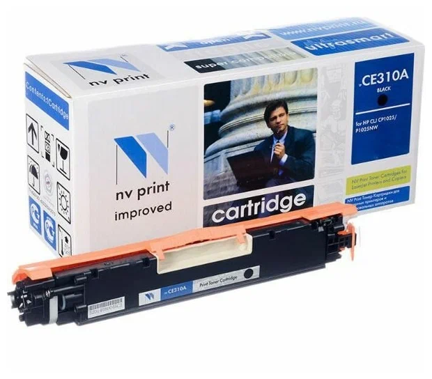 картинка Картридж NV Print CE310A/ 729 (HP 126A) черный для HP, Canon от магазина КомпьютерЦентр