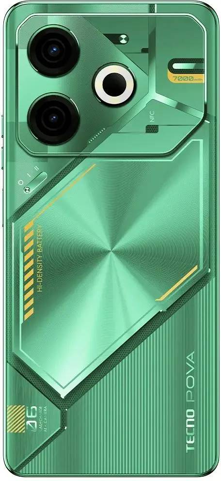 картинка Смартфон Tecno Pova 6 Neo Green 6.8'' IPS / 8Gb / 256Gb от магазина КомпьютерЦентр