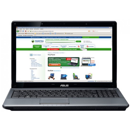 картинка Ноутбук Asus A52JU (A52JU-350M-S4DRAN) от магазина КомпьютерЦентр