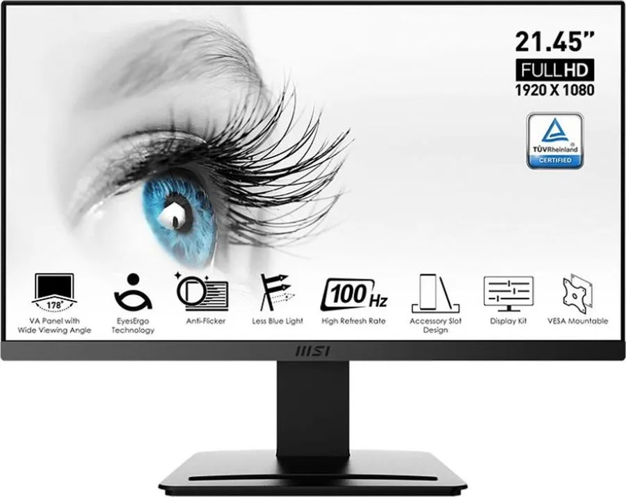 картинка Монитор 21.5'' MSI MP223 Black (9S6-3PB9CH-014) от магазина КомпьютерЦентр