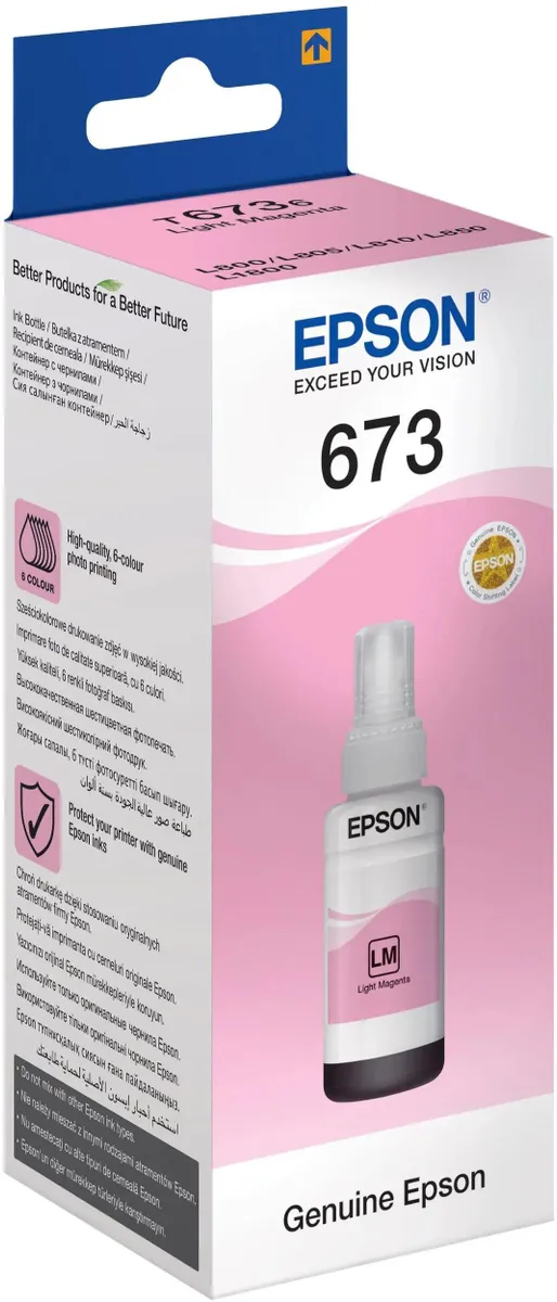 картинка Картридж Epson L800 Light Magenta (C13T67364A) от магазина КомпьютерЦентр