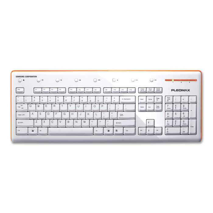 картинка Клавиатура Samsung Pleomax K-300 White USB от магазина КомпьютерЦентр