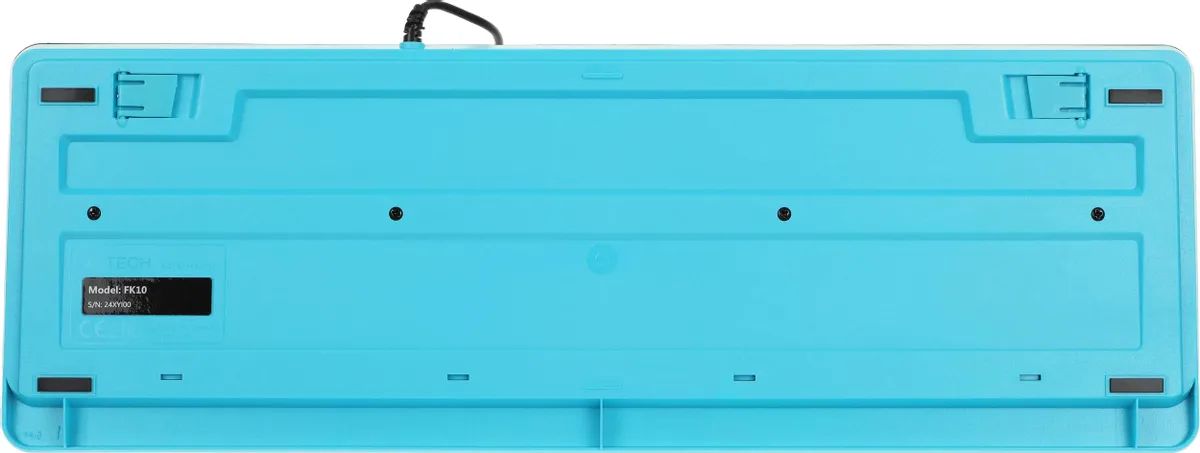 картинка Клавиатура A4tech Fstyler FK10 Multimedia Black/ Blue USB от магазина КомпьютерЦентр