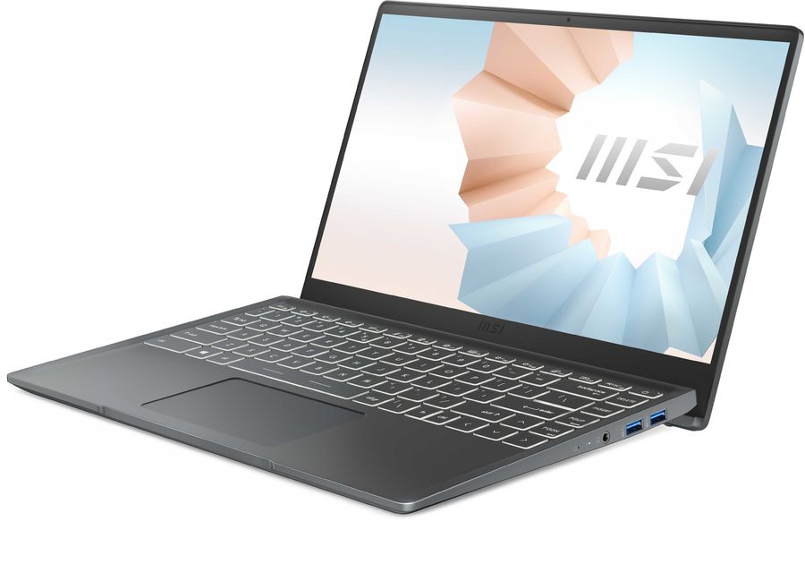 картинка Ноутбук MSI Modern 14 B11MOU-1226RU Gray от магазина КомпьютерЦентр