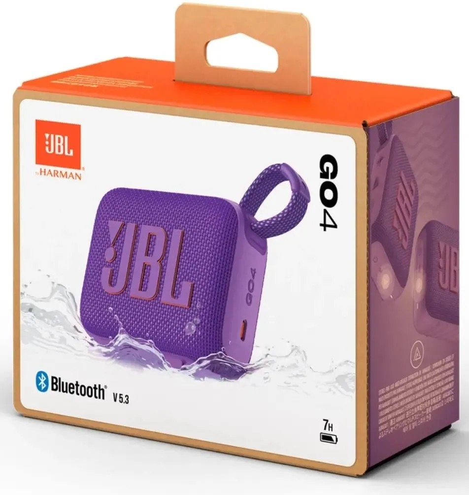 картинка Акустика JBL GO 4 Purple (JBLGO4PUR) от магазина КомпьютерЦентр
