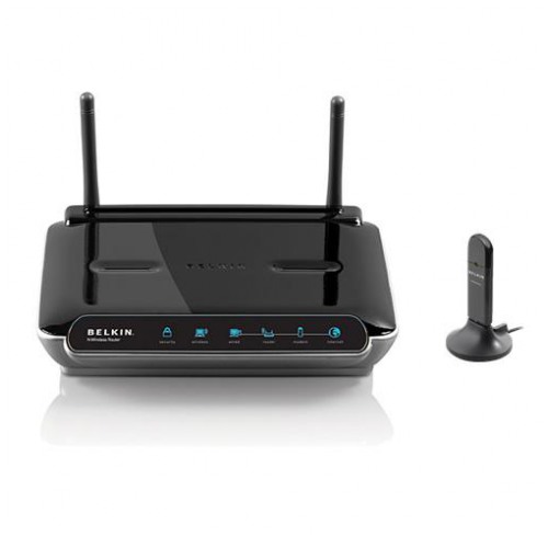 картинка Wi-Fi Маршрутизатор Belkin F5D8053/ F5D8233-4 + USB Adaptor (B5DDE060) от магазина КомпьютерЦентр