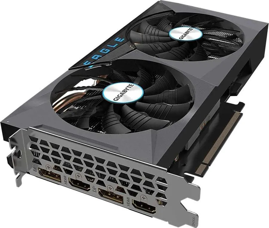 картинка Видеокарта 12Gb GDDR6 GeForce RTX 3060 Gigabyte EAGLE LHR (GV-N3060EAGLE-12GD 2.0) от магазина КомпьютерЦентр