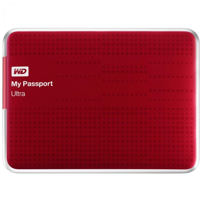 картинка Жесткий диск внешний Western Digital 500Gb 2.5″ My Passport Ultra USB 3.0 Red (WDBPGC5000ARD-EESN) от магазина КомпьютерЦентр