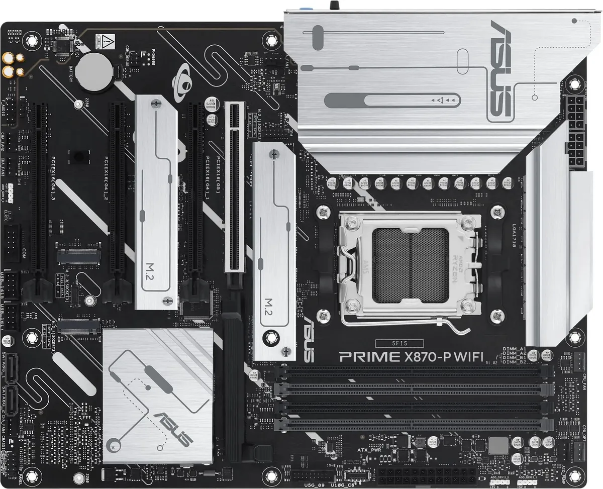 картинка Материнская плата ASUS Prime X870-P WIFI AM5, ATX от магазина КомпьютерЦентр