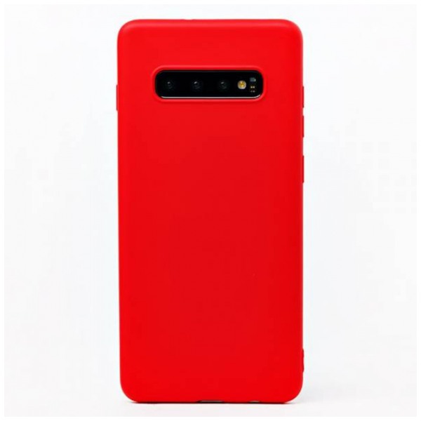 картинка Чехол Silicone Caser for Samsung G973 Galaxy S10 Red от магазина КомпьютерЦентр
