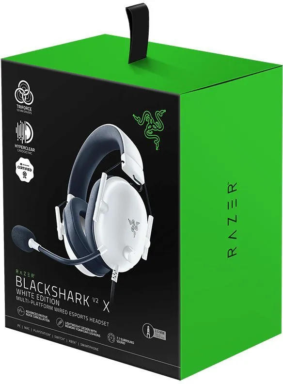 картинка Гарнитура Razer Blackshark V2 X - White (RZ04-03240700-R3M1) от магазина КомпьютерЦентр