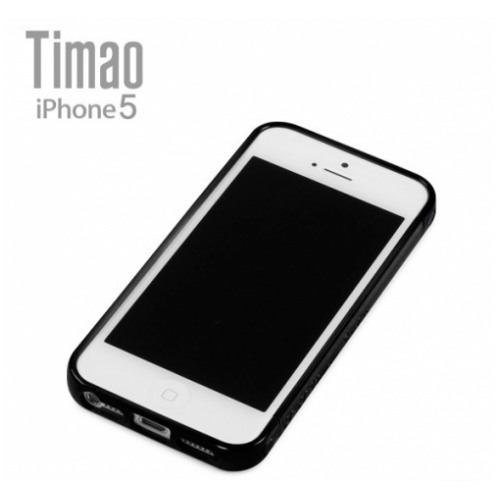 картинка Чехол HinH Timao bumper Dark Black for iPhone 5 от магазина КомпьютерЦентр