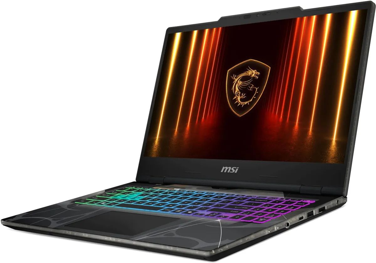 картинка Ноутбук MSI Cyborg 15 B2RWEKG-236XRU 15'' IPS (1920x1080) 144Hz /  Intel Core 5 210H/  16Gb/  1TB SSD/ RTX 5050 8Gb/  WiFi AX/  BT 5.3/  55.2 Втч/  DOS от магазина КомпьютерЦентр