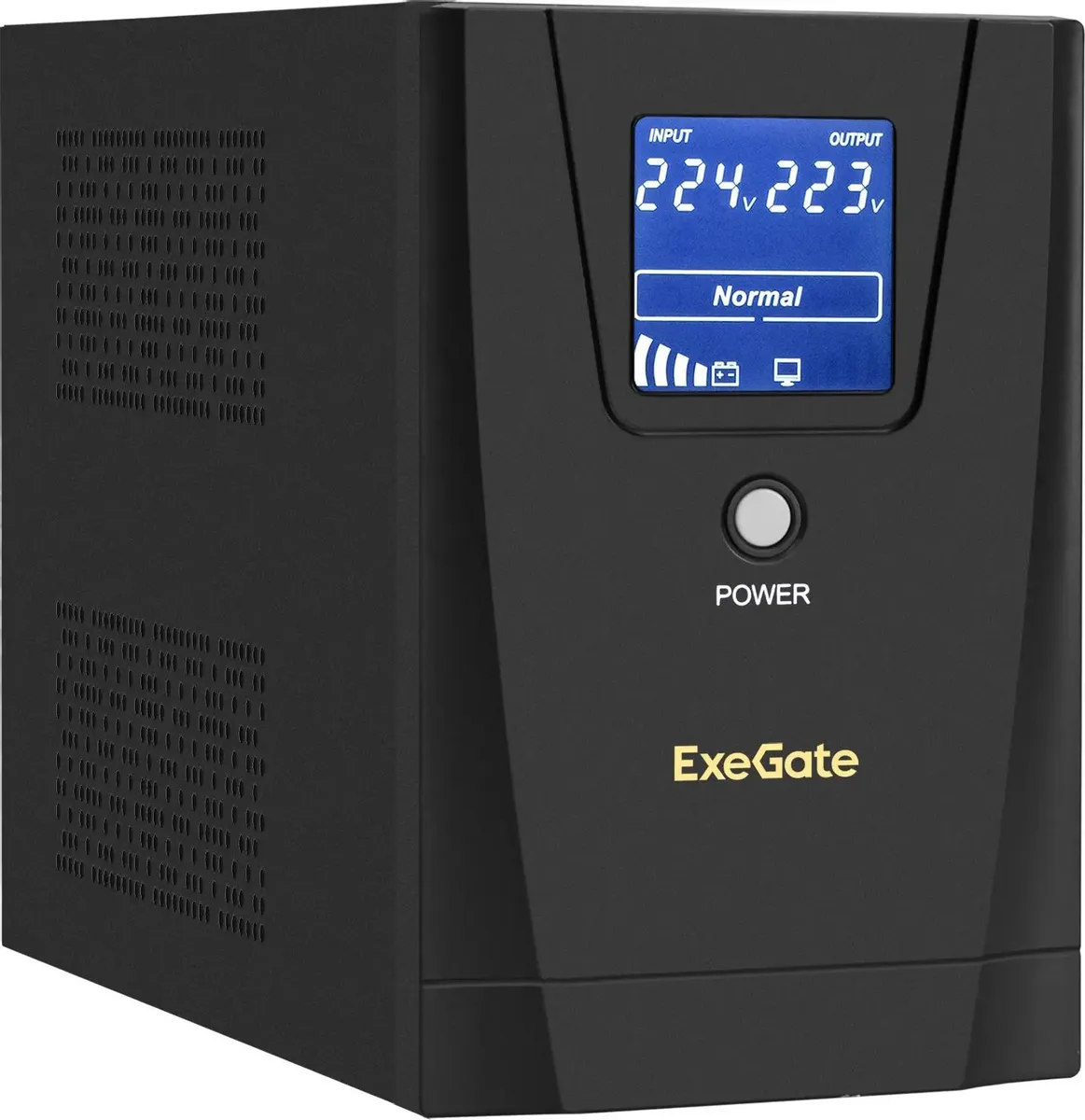 картинка ИБП ExeGate SpecialPro Smart LLB-1200.LCD.AVR.2SH.3C13.USB (EX292796RUS) 1200VA/ 750W, Black от магазина КомпьютерЦентр