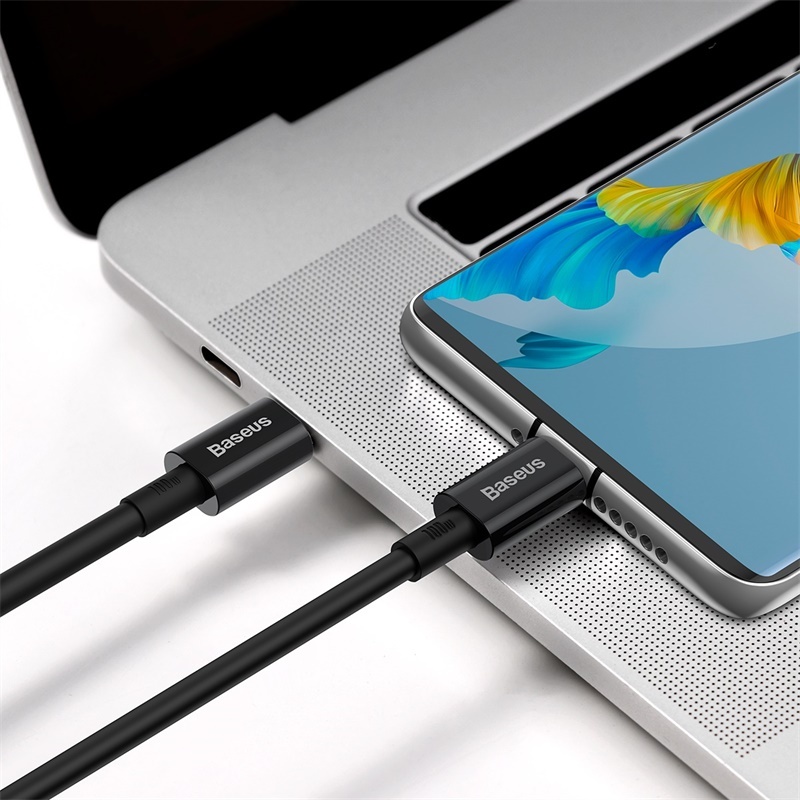 картинка Кабель Baseus Superior Series Fast Charging Data Cable Type-C to Type-C 100W 2m Black от магазина КомпьютерЦентр