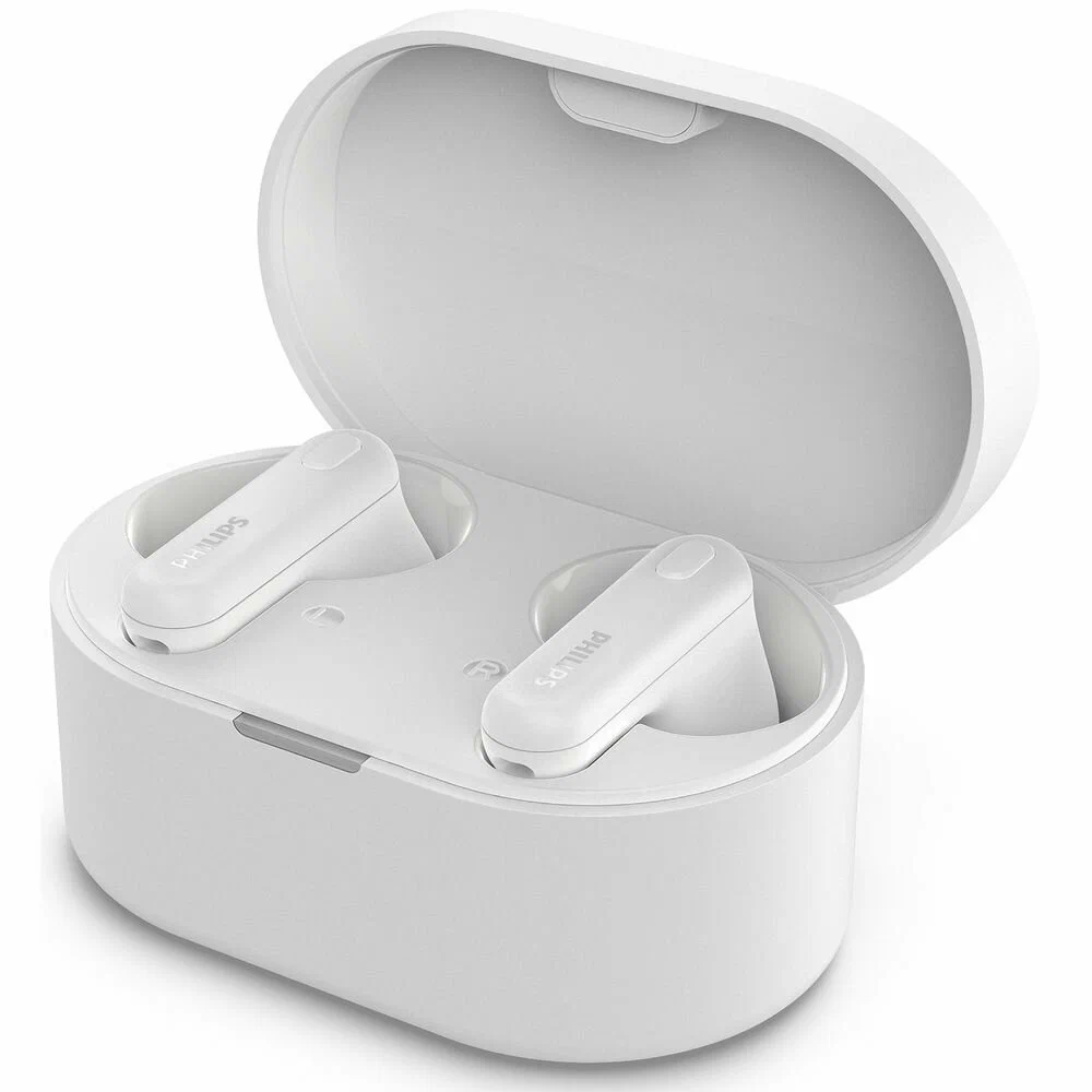 картинка Bluetooth гарнитура Philips TAT1108WT TWS White от магазина КомпьютерЦентр