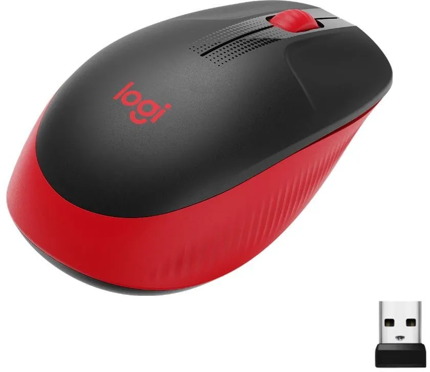 картинка Мышка Logitech M190 Wireless, Red (910-005926) от магазина КомпьютерЦентр