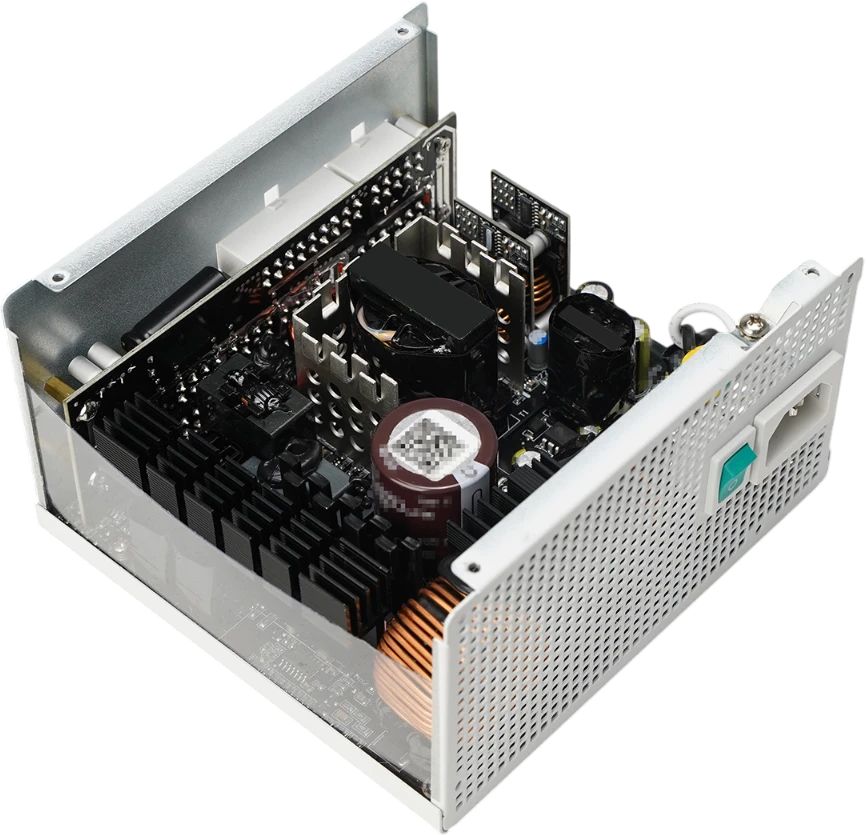картинка Блок питания DEEPCOOL GamerStorm ATX 1000W PQ1000G WH, 1000W, 80+ Gold, ATX3.1, белый от магазина КомпьютерЦентр