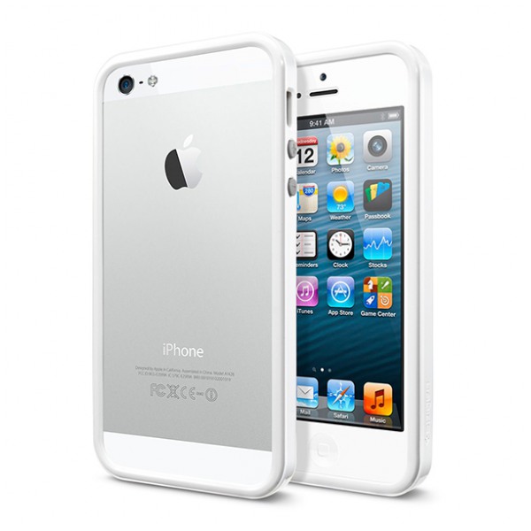 картинка Чехол SGP Case Neo Hybrid EX SLIM Snow Series Infinity White for iPhone 5 (SGP10032) от магазина КомпьютерЦентр