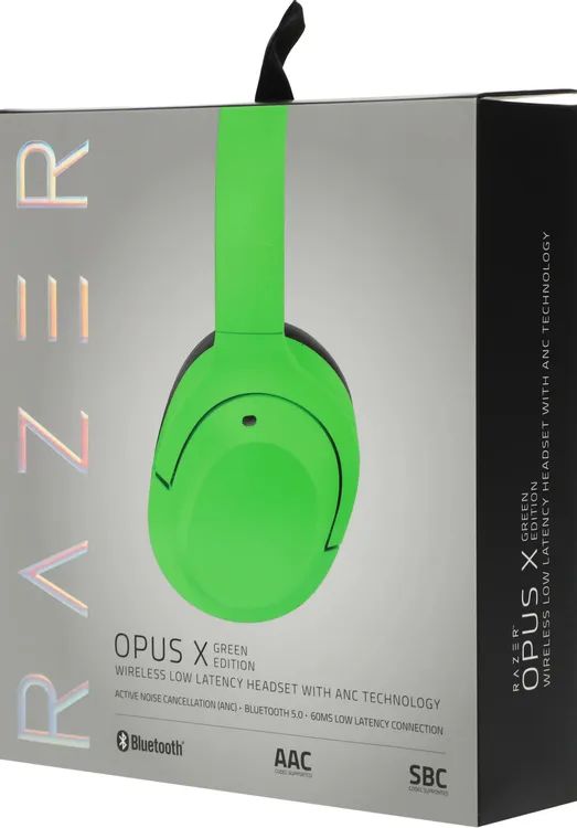 картинка Bluetooth-гарнитура Razer Opus X зеленый, беспроводная, , до 30 ч (RZ04-03760400-R3M1) от магазина КомпьютерЦентр
