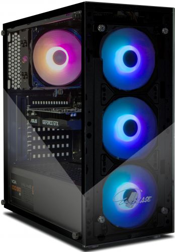 картинка Корпус Eurocase A01 ARGB черный без БП ATX от магазина КомпьютерЦентр