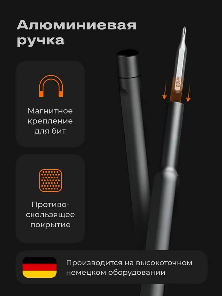 картинка Отвертка с битами Xiaomi Wiha 24 in 1 Precision Screwdriver Kit (MJJXLSD002QW) DZN4020CN от магазина КомпьютерЦентр