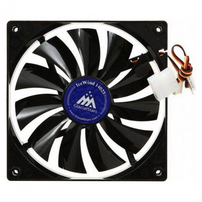 картинка Вентилятор GlacialTech IceWind 14025 140mm (14025) от магазина КомпьютерЦентр