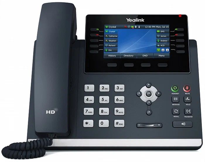 картинка Телефон IP Yealink SIP-T46U черный от магазина КомпьютерЦентр
