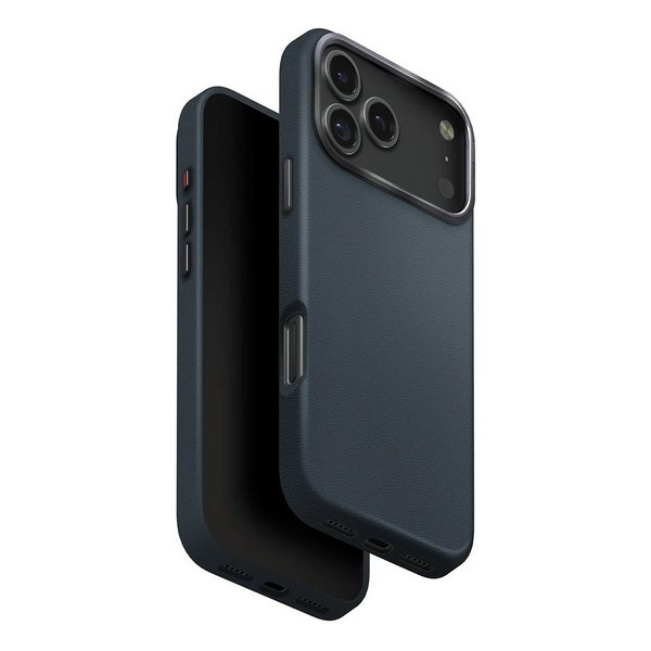картинка Чехол из искусственной кожи Uniq HYBRID LYDEN (MagSafe) для iPhone 17 Pro MAX 6.9'' ASH BLUE (IP6.9P(2025)-LYDMABLU) от магазина КомпьютерЦентр