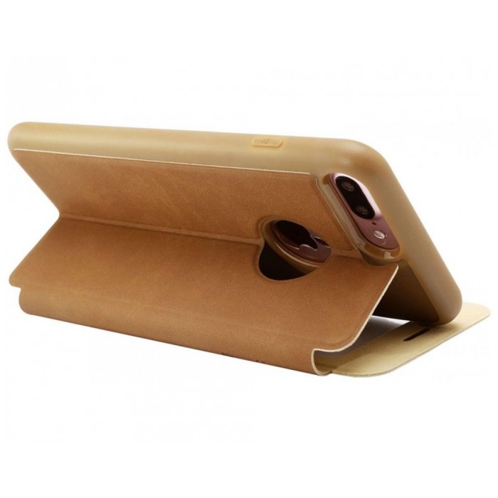 картинка Чехол Baseus Simple series Leather Case for iPhone 7 Brown (LTAPIPH7-SM08) от магазина КомпьютерЦентр
