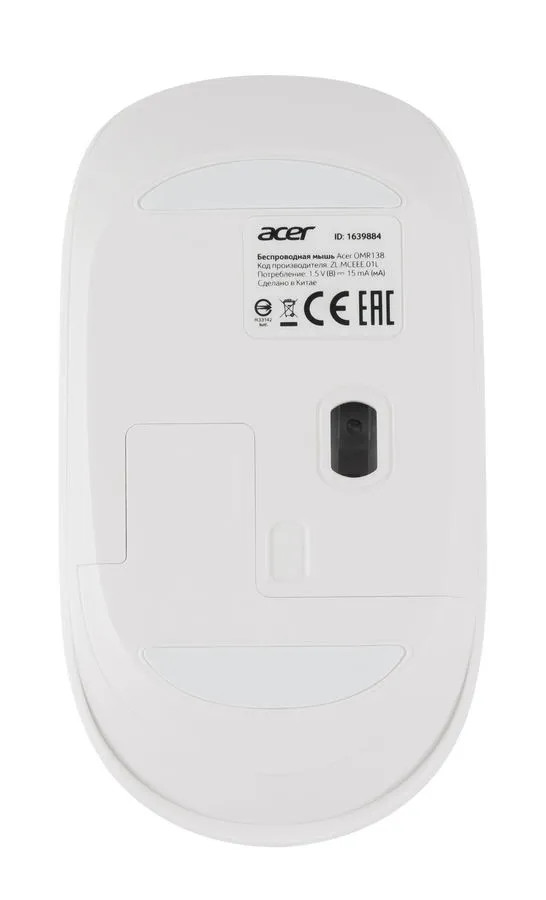картинка Мышка Acer OMR138 White (ZL.MCEEE.01L) от магазина КомпьютерЦентр