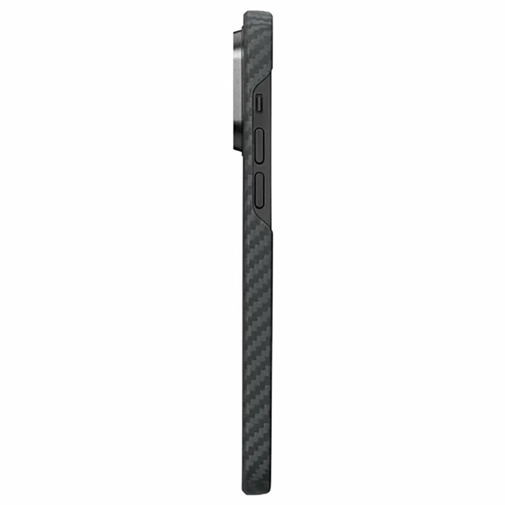 картинка Усиленный чехол PITAKA MagEZ Case Pro 3 для iPhone 14 Pro MAX 6.7'', черный/ серый (Black/ Grey Twill) 1500D от магазина КомпьютерЦентр