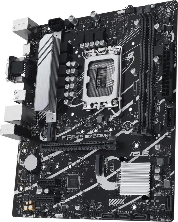 картинка Материнская плата Asus PRIME B760M-K Soc-1700 Intel B760 2xDDR5 mATX от магазина КомпьютерЦентр