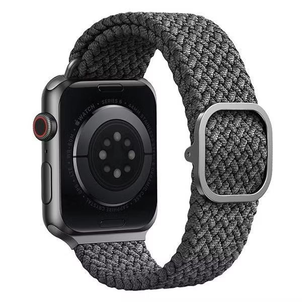 картинка Плетеный ремень Uniq ASPEN для Apple Watch 41/ 40/ 38 GREY (40MM-ASPGRY) от магазина КомпьютерЦентр
