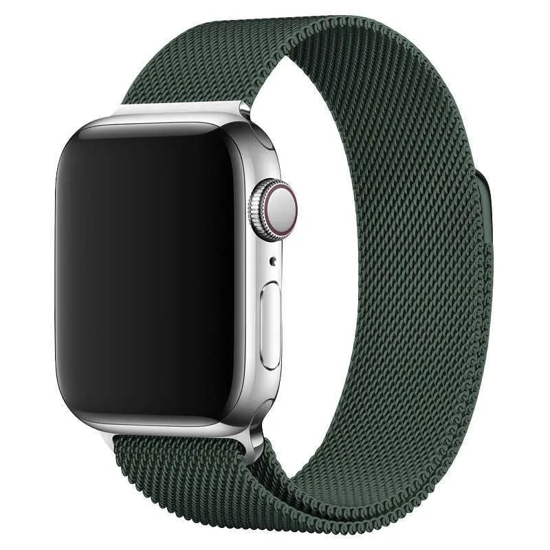 картинка Ремешок Apple Watch Milanese Loop 42mm Metal Dark Green от магазина КомпьютерЦентр