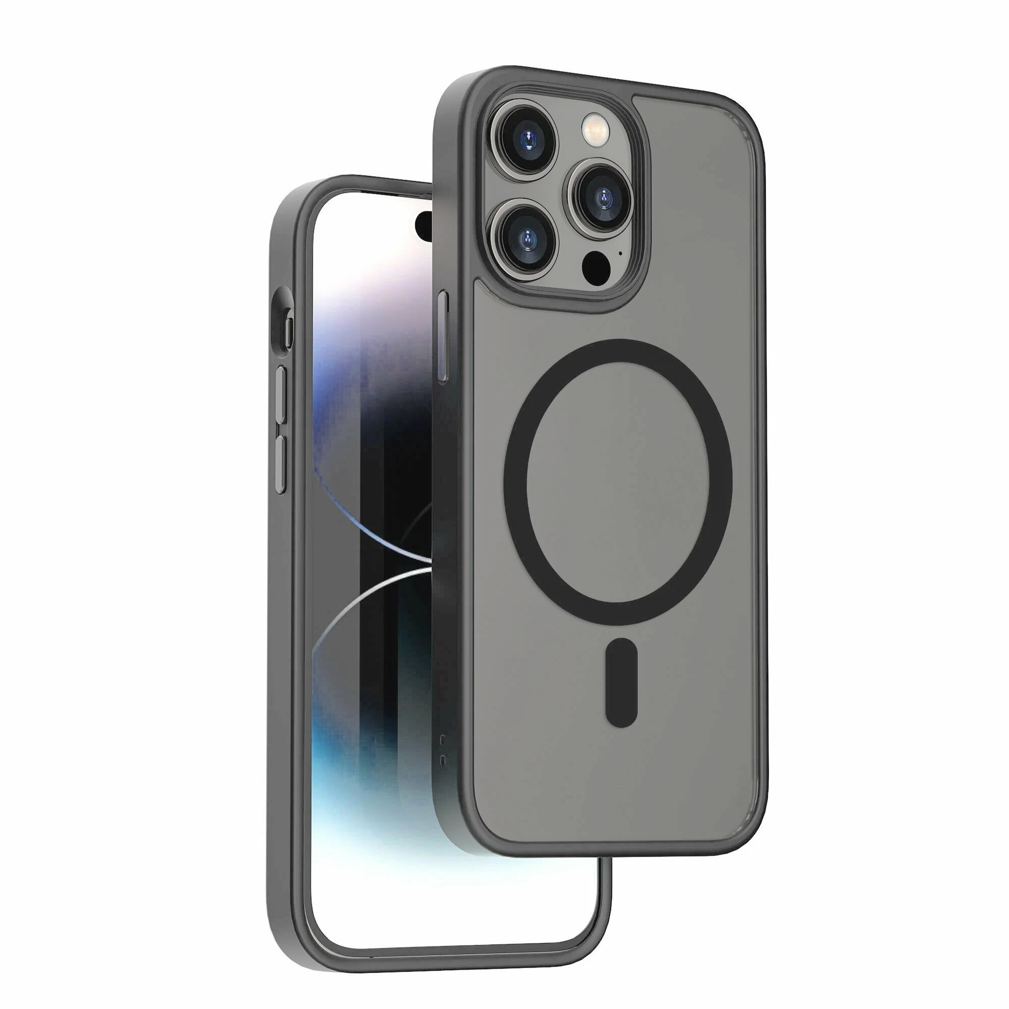 картинка Чехол WIWU MagSafe Protective для iPhone 15 Pro Max FGG-011 Gray от магазина КомпьютерЦентр