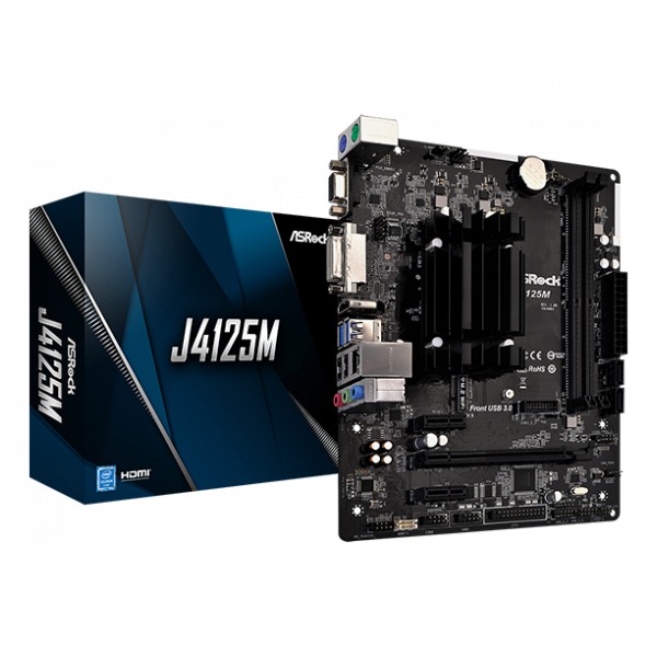 картинка Материнская плата ASRock J4125M + CPU (J4125M) от магазина КомпьютерЦентр