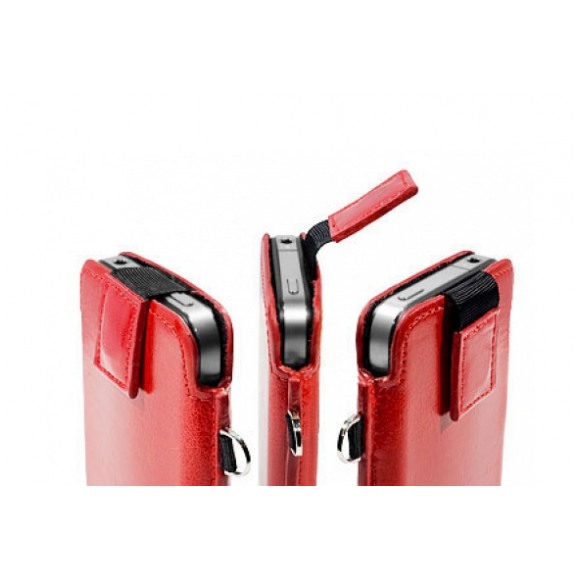 картинка Чехол Capdase Smart Pocket Callid Red/Black for iPhone 4/4S (SLIH4-S391) от магазина КомпьютерЦентр