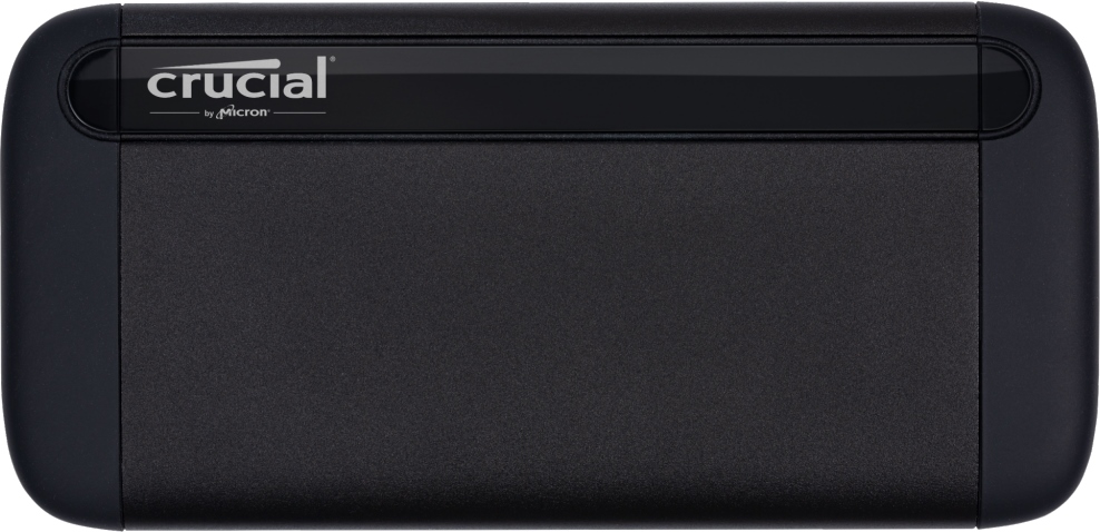 картинка SSD внешний 500Gb Crucial 8X Portable USB 3.1 Gen-2 (CT500X8SSD9) от магазина КомпьютерЦентр