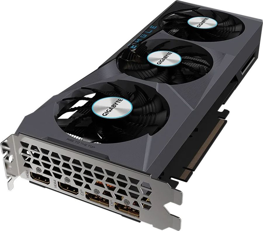 картинка Видеокарта 8Gb GDDR6 AMD Radeon RX6600 Gigabyte (GV-R66EAGLE-8GD) от магазина КомпьютерЦентр