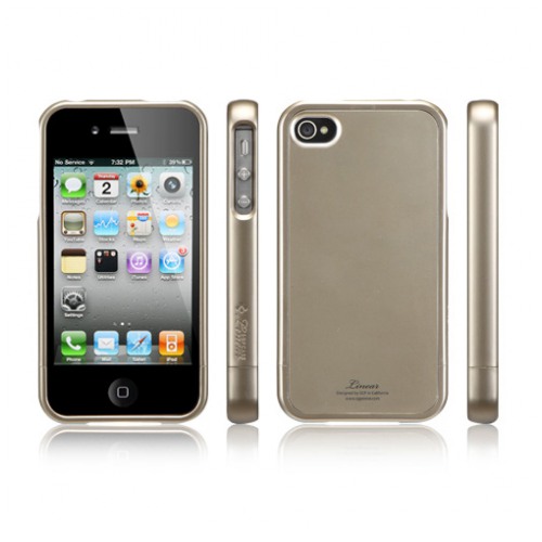 картинка Чехол SGP Linear Case Color Series Champange Gold for iPhone 4 (SGP07583) от магазина КомпьютерЦентр
