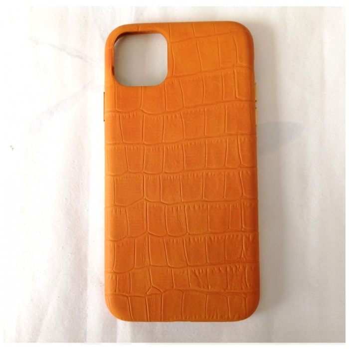 картинка Чехол Crocodile Leather Case for iPhone 11 Light Brown от магазина КомпьютерЦентр