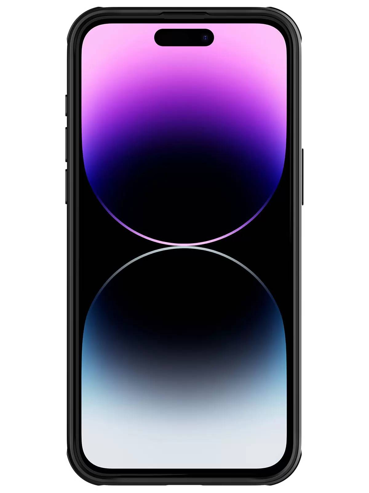 картинка Чехол-накладка Nillkin CamShield Pro Case защитной шторкой для iPhone 15 Pro, черный от магазина КомпьютерЦентр